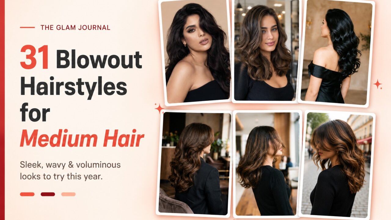 31 Blowout Hairstyles for Medium Hair That Look Salon-Fresh in 2026