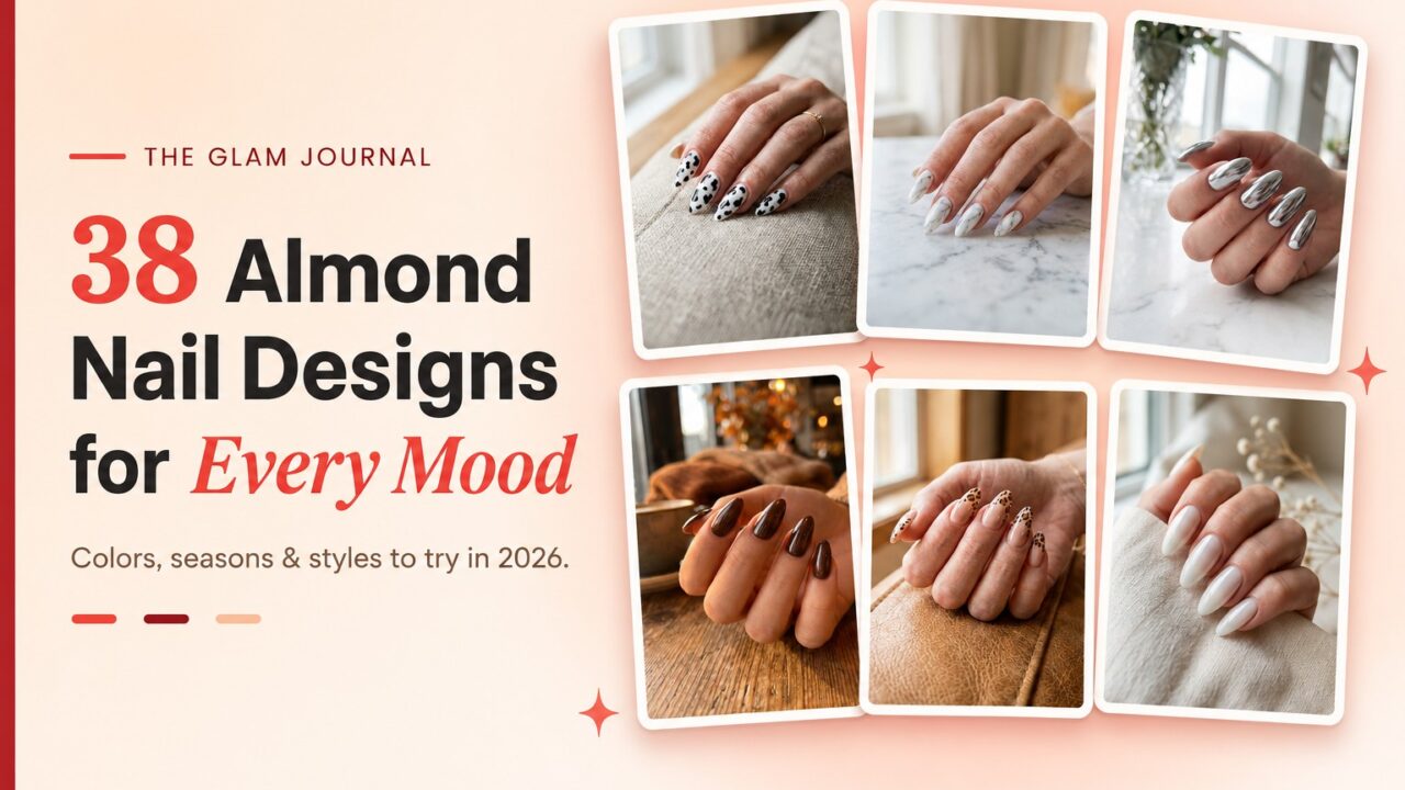 38 Almond Nail Designs for Every Color, Season and Mood in 2026