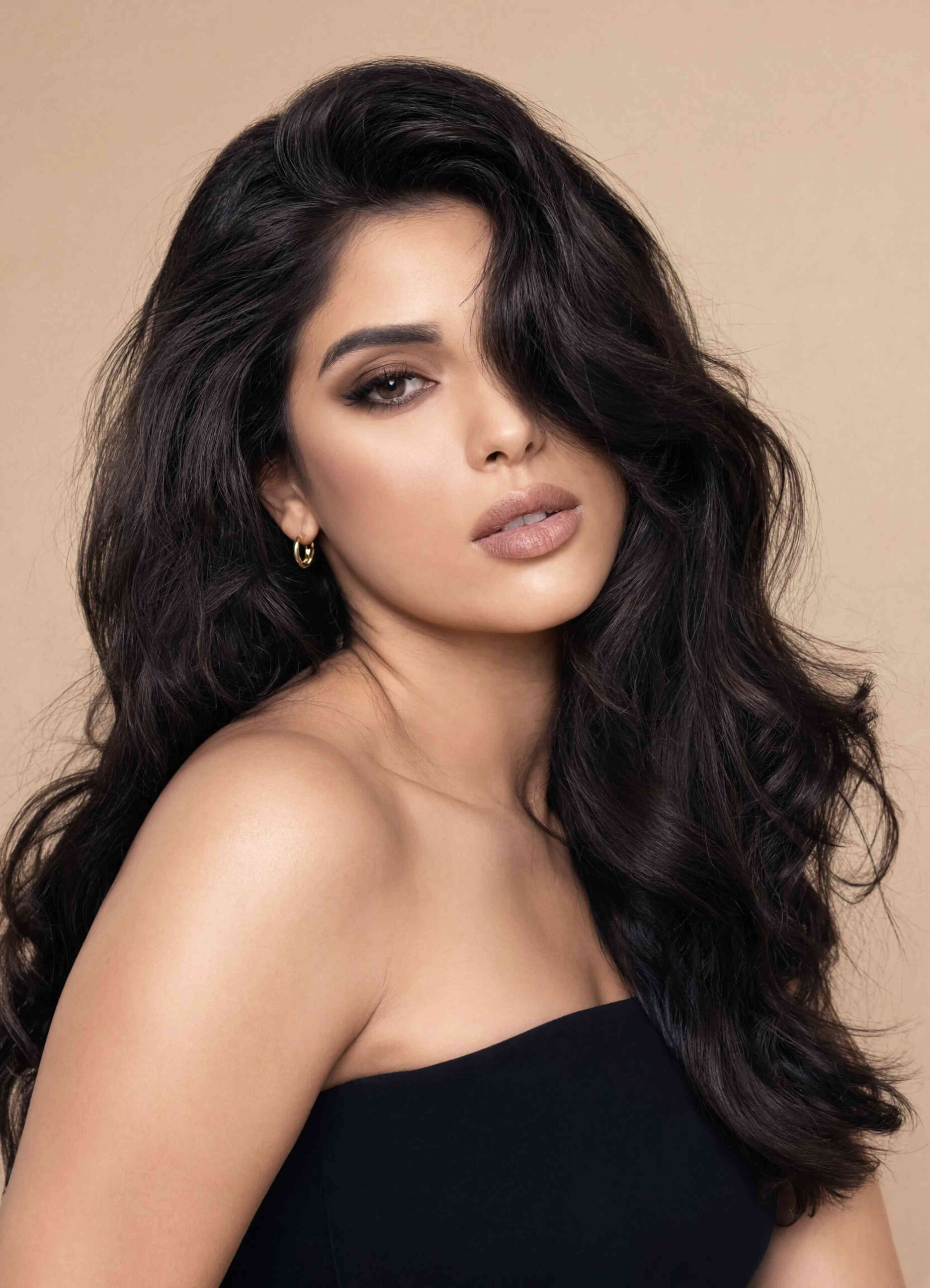 Big-volume bombshell blowout - Blowout Hairstyles for Medium Hair