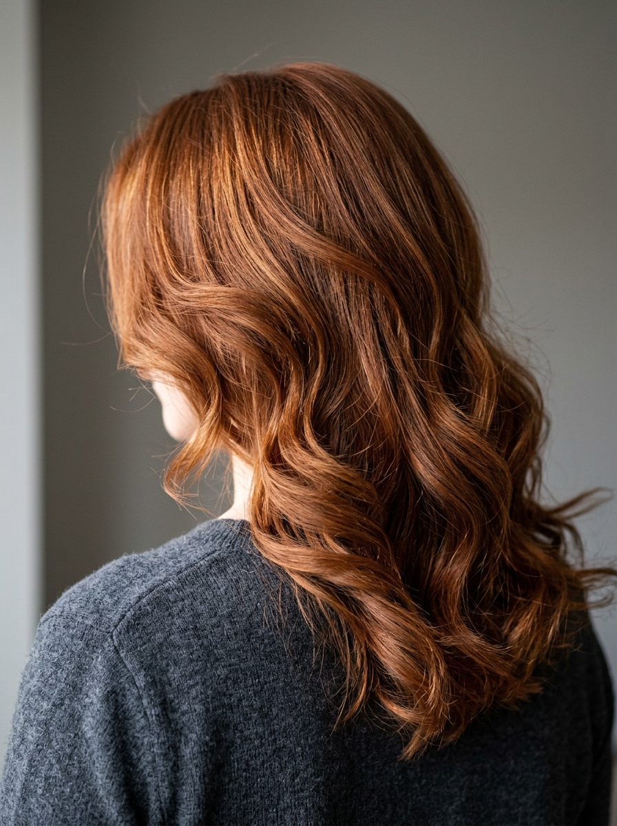 Brushed-out wave blowout - Blowout Hairstyles for Medium Hair