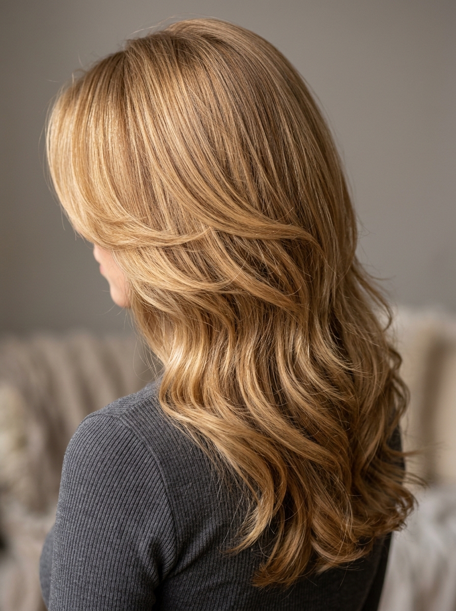 Soft glam wave blowout - Blowout Hairstyles for Medium Hair