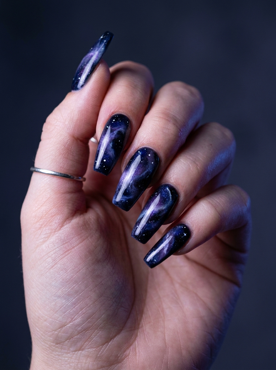 Stained Glass - Abstract Nail Designs