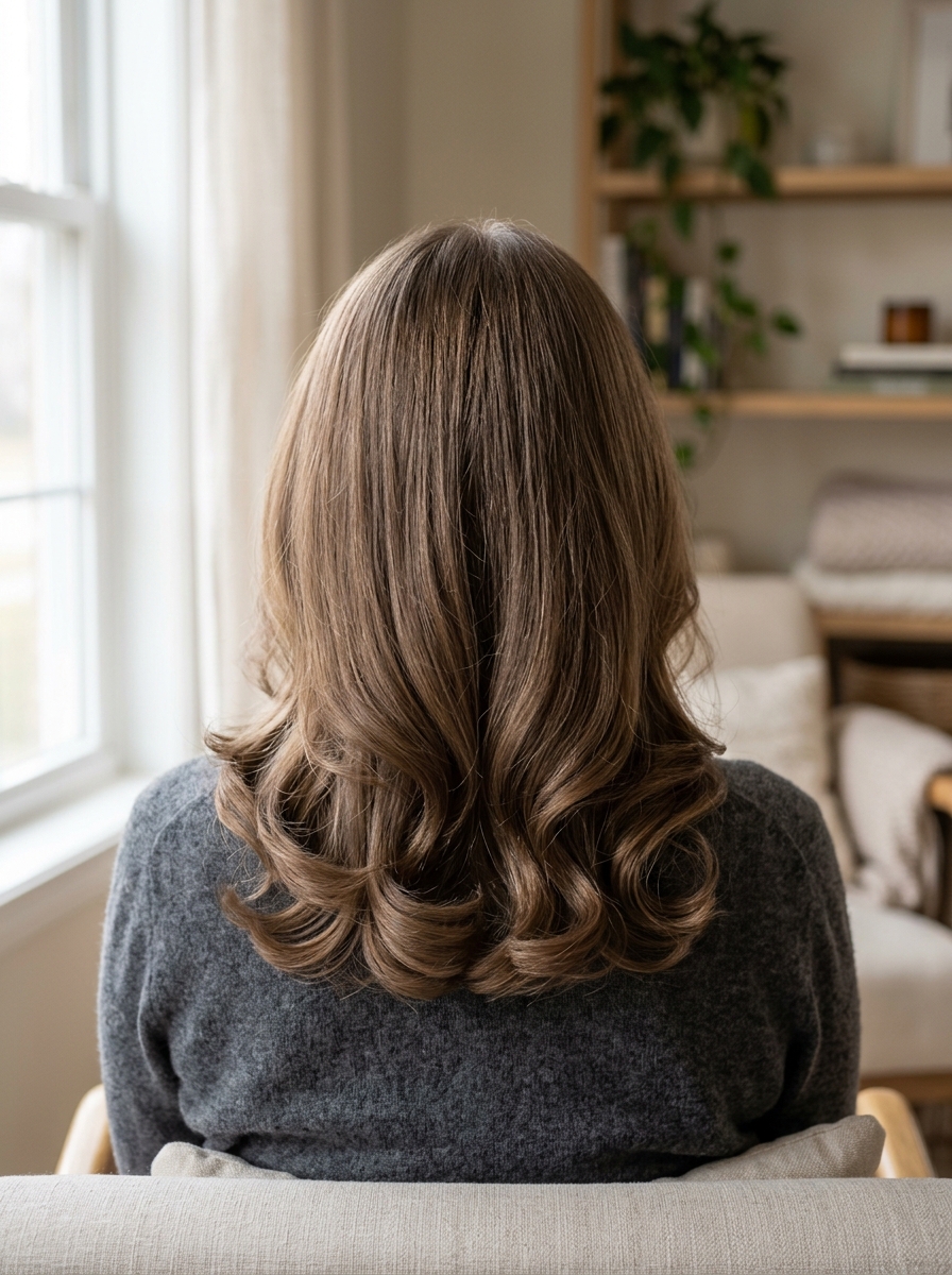 Wand curl blowout - Blowout Hairstyles for Medium Hair